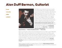 Tablet Screenshot of alanbermanmusic.com